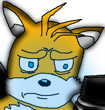 Tails as depicted within the first page of the comic.